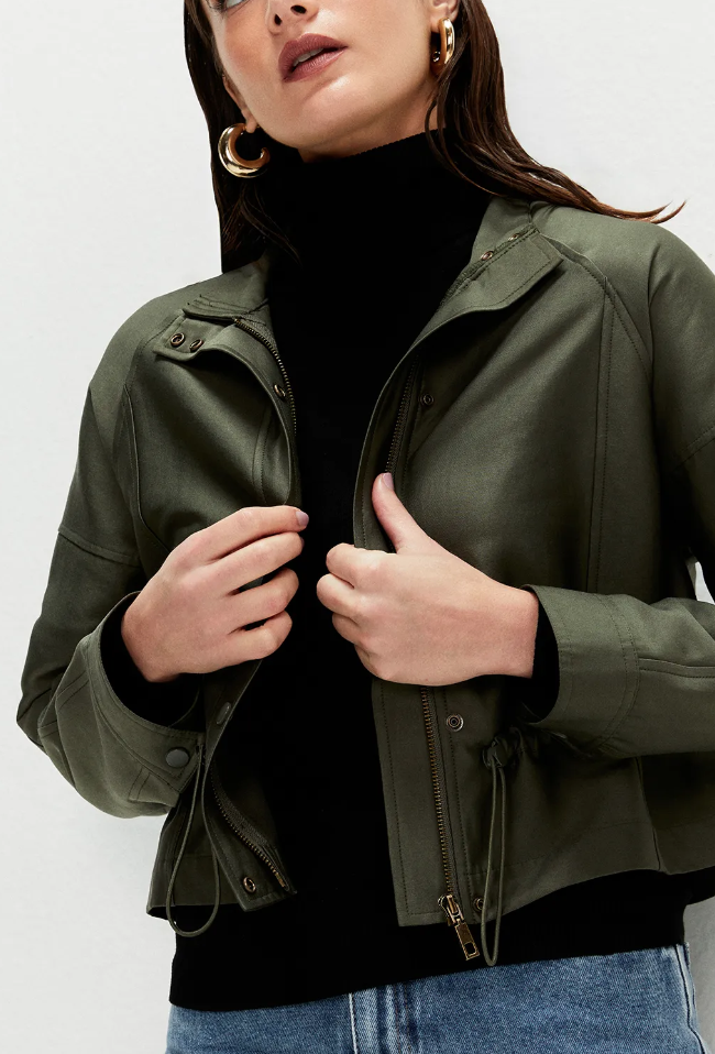 JAQUETA CROPPED SHOULDER | LOULOU