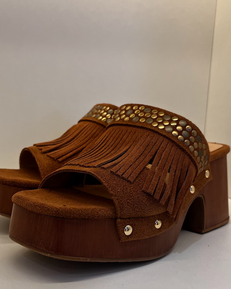 洋楽 4 MALL ZZ | Única Tira Fino Médio Salto Laranja Mule 1 Mula 洋楽