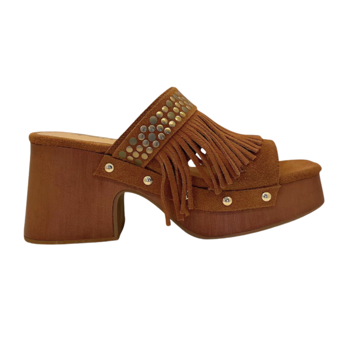 4 洋楽 Mula LOULOU | FERRUCCI BOHO FRANJAS PLATAFORMA MULE 1 洋楽