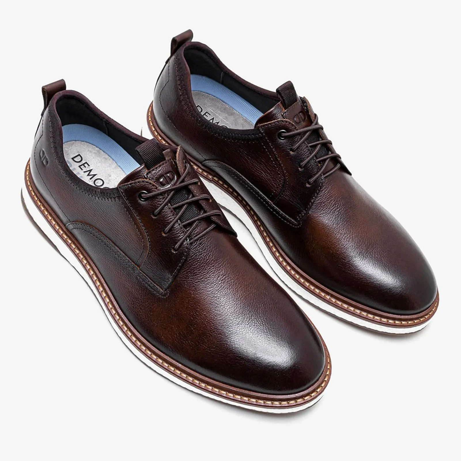 Sapato Democrata Metropolitan Clark Pulse Mogno | KOURO