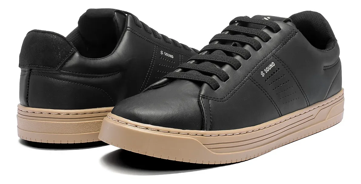Sapatênis Sound Casual Masculino Slip On Conforto, Praticidade e