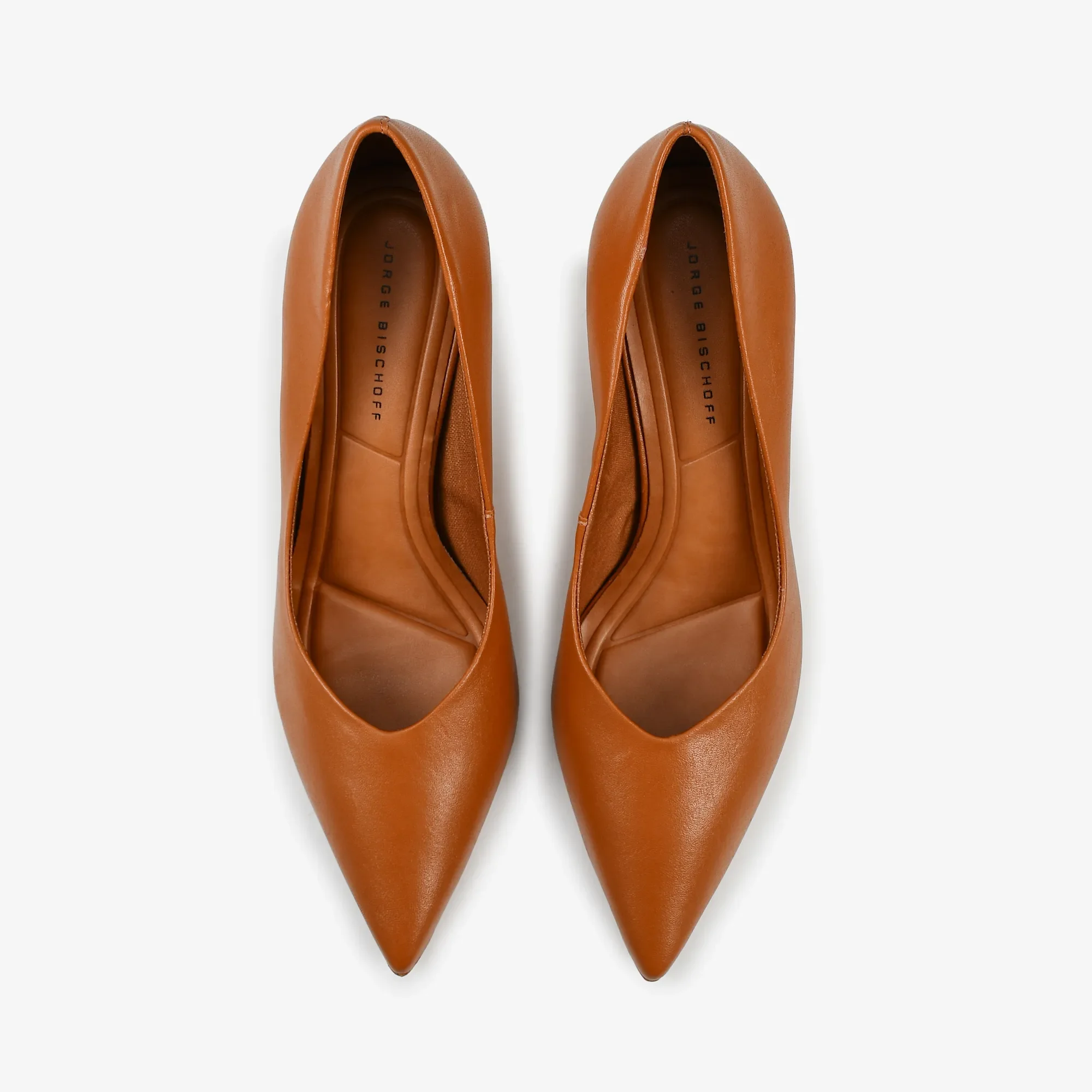 Scarpin Jorge Bischoff Marrom Caramelo Mandala Jb Couro | KOURO