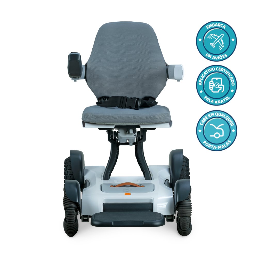 CADEIRA MOTORIZADA DOBRÁVEL SPACEMED ATÉ 120 KG ASSENTO 42 CM ...
