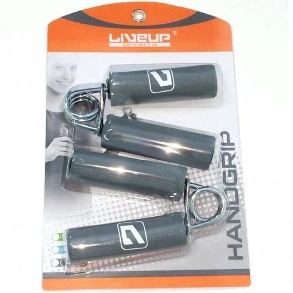 LIVEUP Sports 46531 Barra Per Esercizi 93 Cm Con Fascia Elastica - Attrezzo Portatile 3 Pezzi, Unisex Grigio - 2