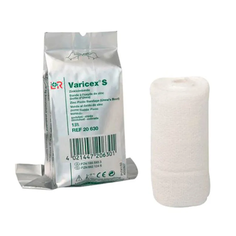 VARICEX S - VENDA DE OXIDO DE ZINC 10 CM X 10 M (BOTA DE UNNA) | Apoio ...