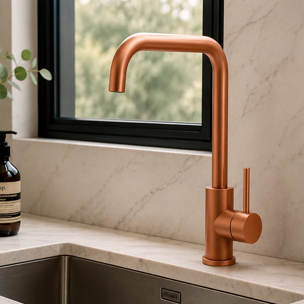 Misturador Cozinha Rose Gold Matte | Kromma Metais