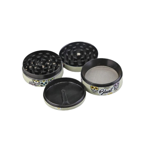 Imagem do produto DICHAVADOR METAL CAVEIRA/ROSAS 3-PARTES PEQUENO ESTAMPAS - HX024FCVP