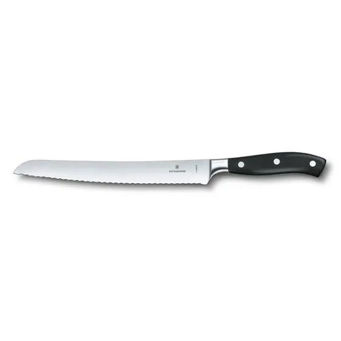 Imagem do produto FACA VICTORINOX FORJ GRAND MAITRE P/ PÃO C/ LÂMINA SERRILHADA PRETA 7.7433.23G