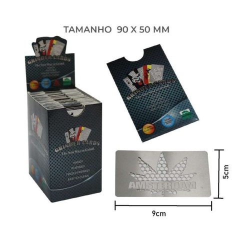 Imagem do produto DICHAVADOR METAL D&K CARD GRINDER CARTAO ESTAMPAS