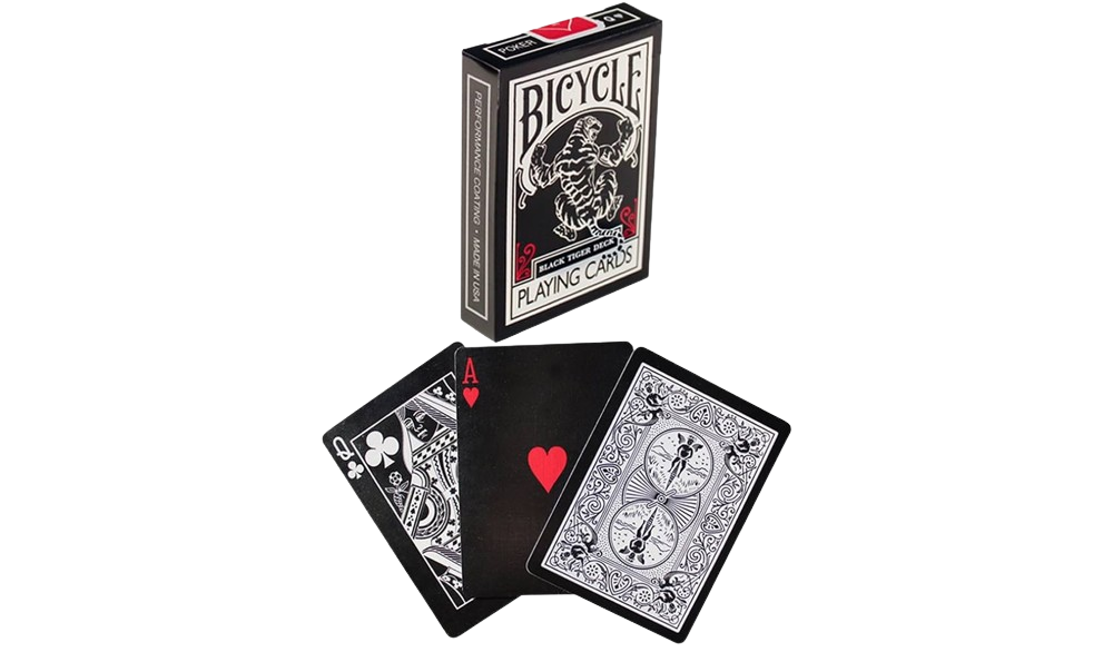 BARALHO BICYCLE BLACK TIGER DECK | Tabacaria Trevo ©