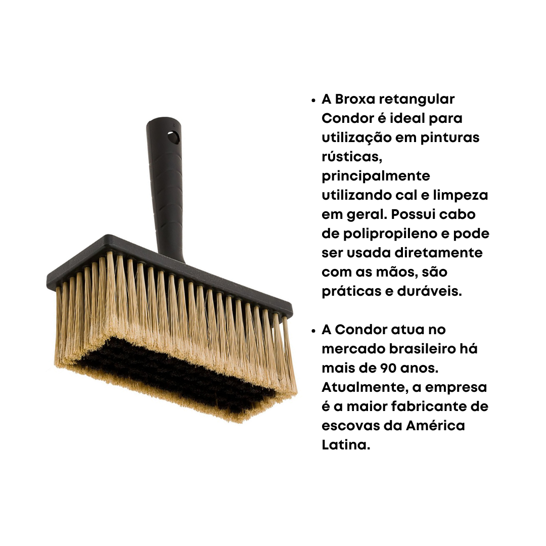 Condor Broxa Retangular para Pintura | TINTAS FISCHER