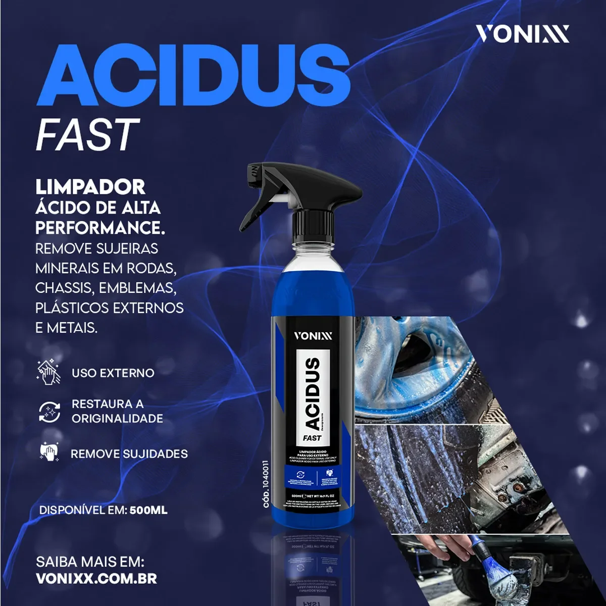 ACIDUS FAST 500ML | Empório Auto