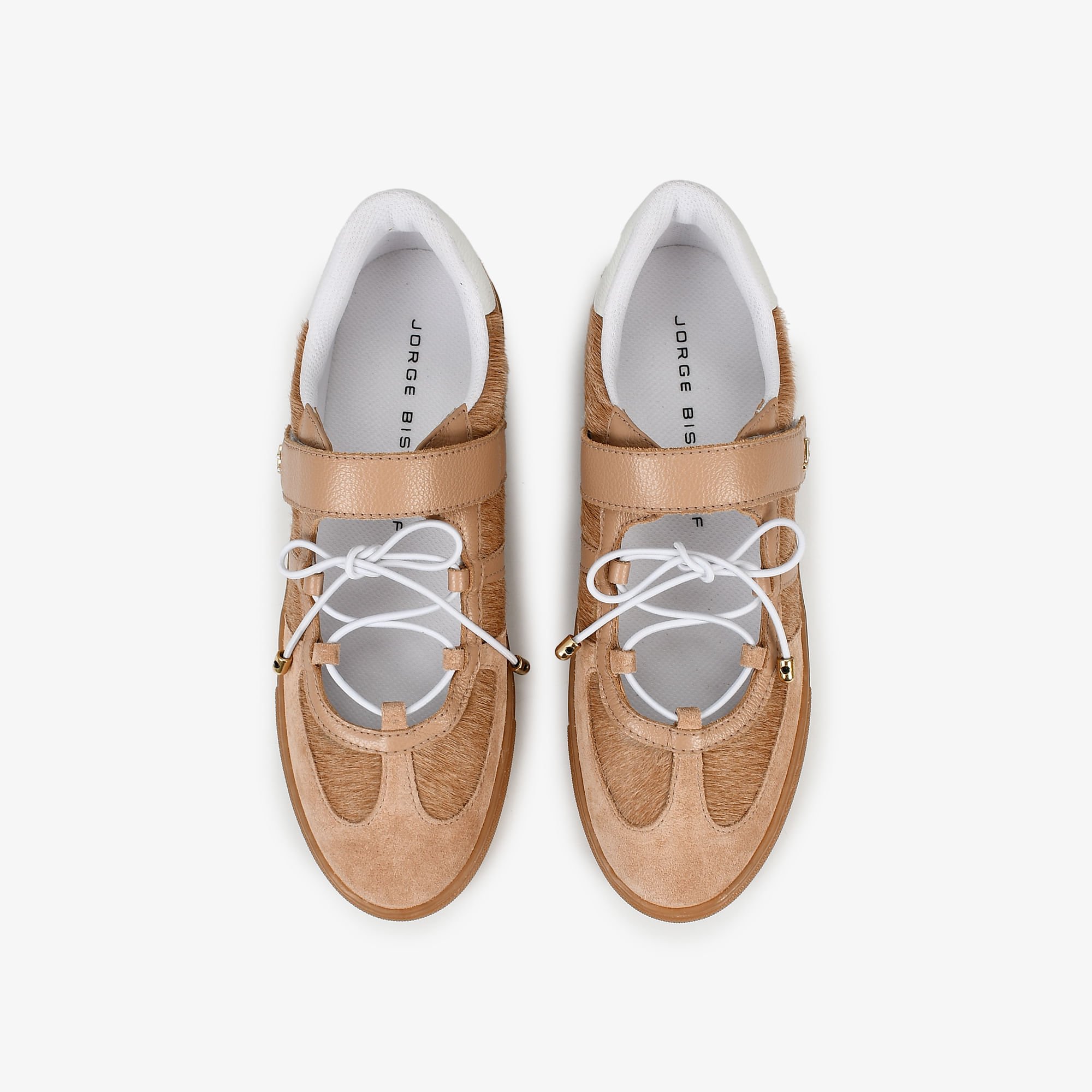 Tênis Feminino Jorge Bischoff Couro Caramelo Original PROMOÇÃO