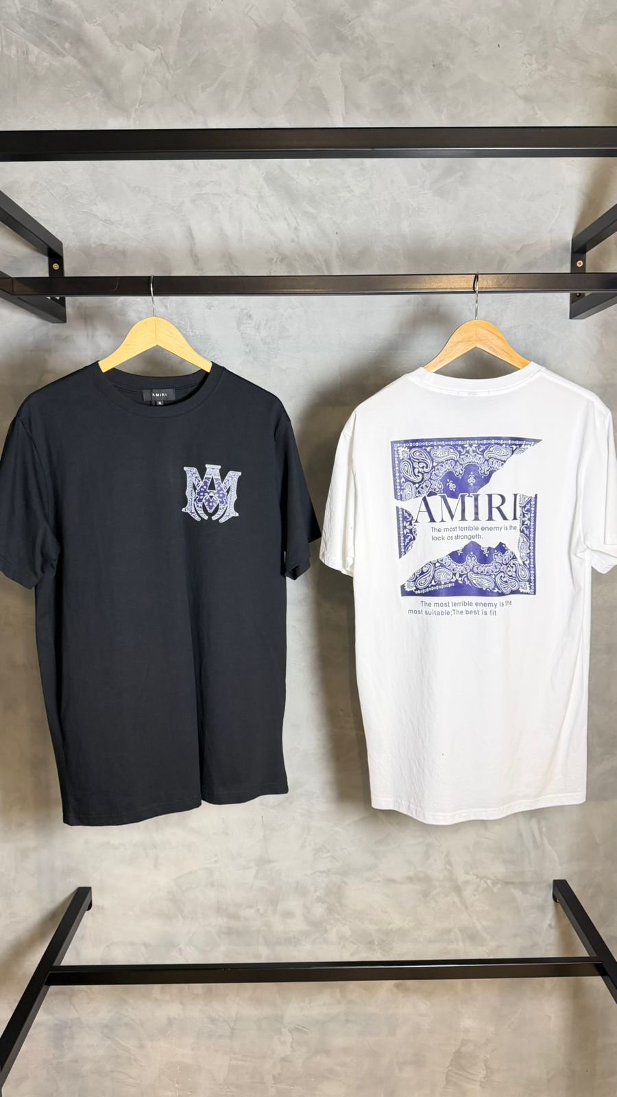 Camiseta Amiri Com Estampa Roxa | Caio Multimarcas