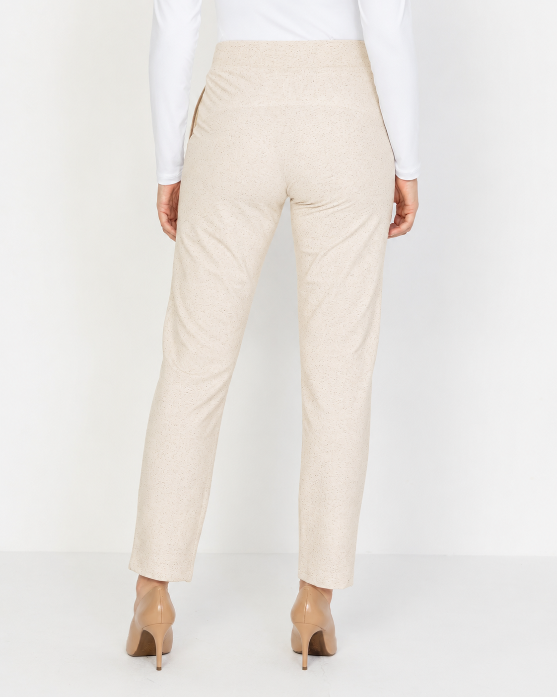 Calça Slim Feminina com Algodão e Linho | Tásken