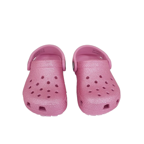 ジンジャーさん専用 Crocs Infantil Classic Glitter Clog T Rosa 22