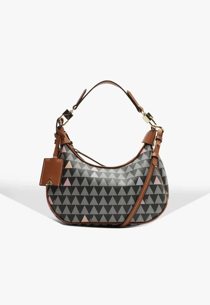Bolsa Tiracolo Média Triangle escura | SIMAIA MARIAS