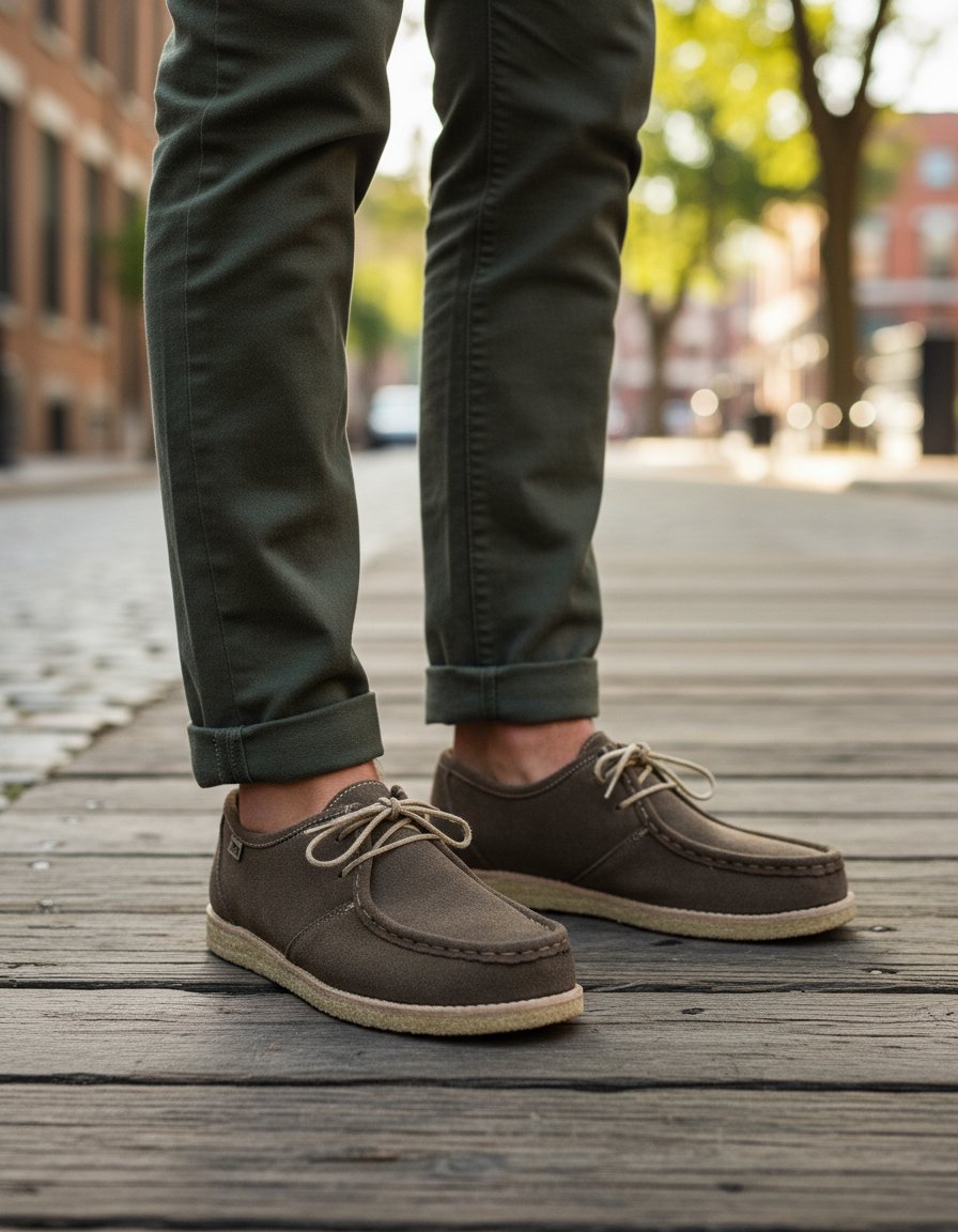 Sapato 775 Safari Camurça Sola Crepe Original | MilShoes