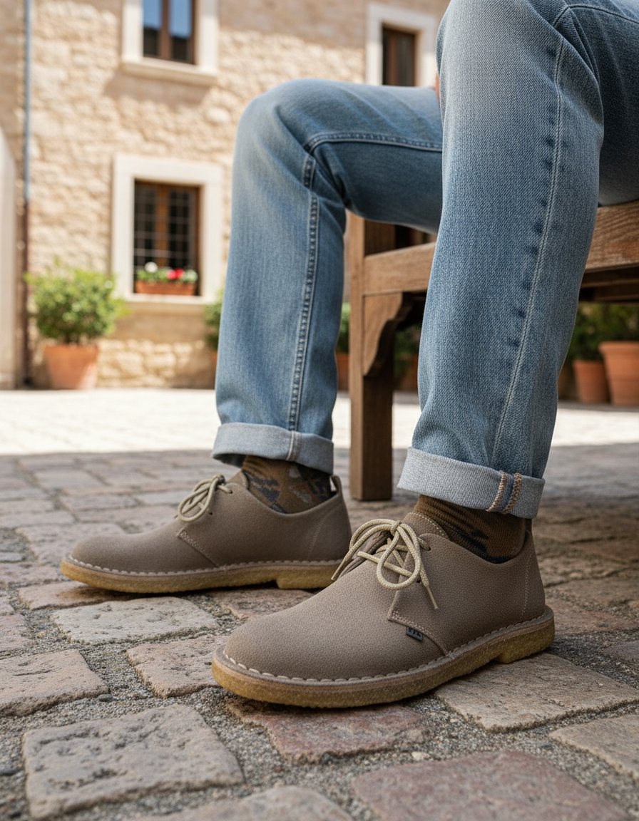 コバラ77 Sapato 775 Safari Camurça Sola Crepe Original | MilShoes