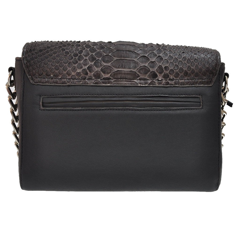 BOLSA TEODORA PYTHON RODER COURO | Roder Couro