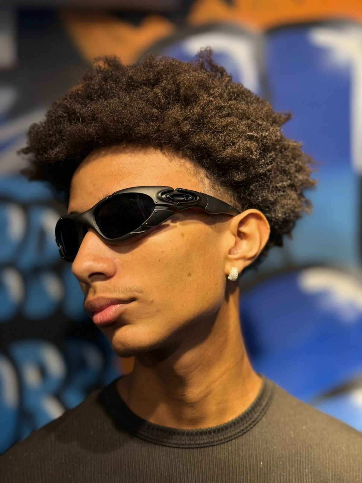 ÓCULOS SOLAR OAKLEY PLATE (PRETO) | Nova Era Street Store
