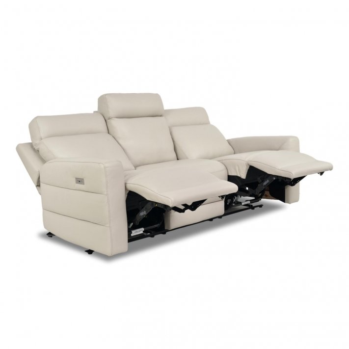 SOFÁ Z121 EM COURO NATURAL - IDEA RELAX | Yellow Shop Online