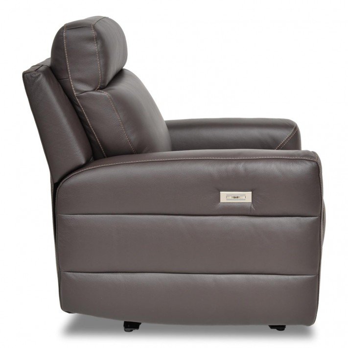 SOFÁ Z121 EM COURO NATURAL - IDEA RELAX | Yellow Shop Online
