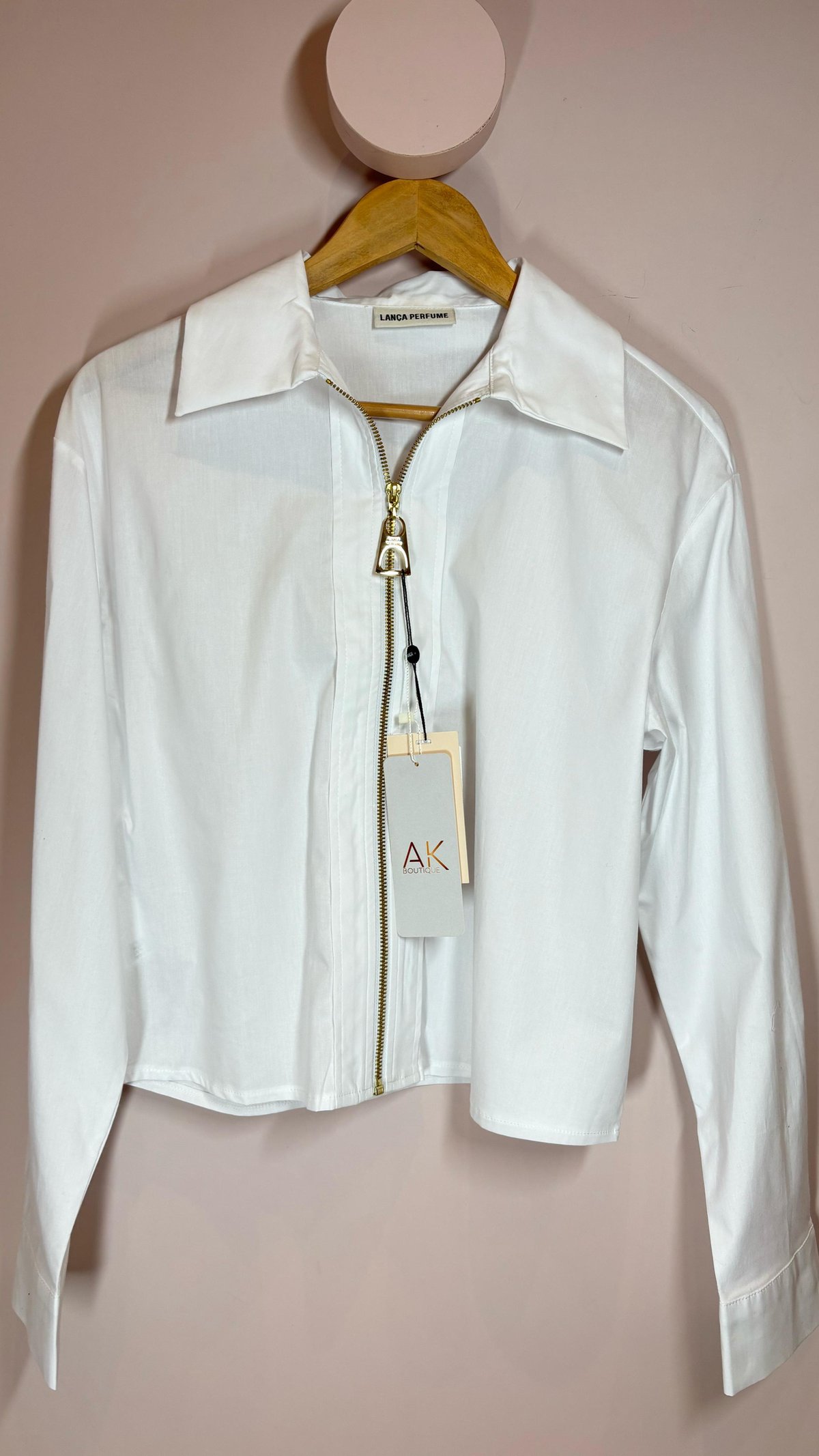CAMISA ZIPER LANÇA PERFUME | AK BOUTIQUE