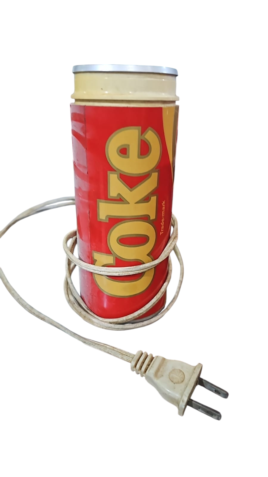 Antigo telefone representando lata de Coca-Cola | Pescadores de