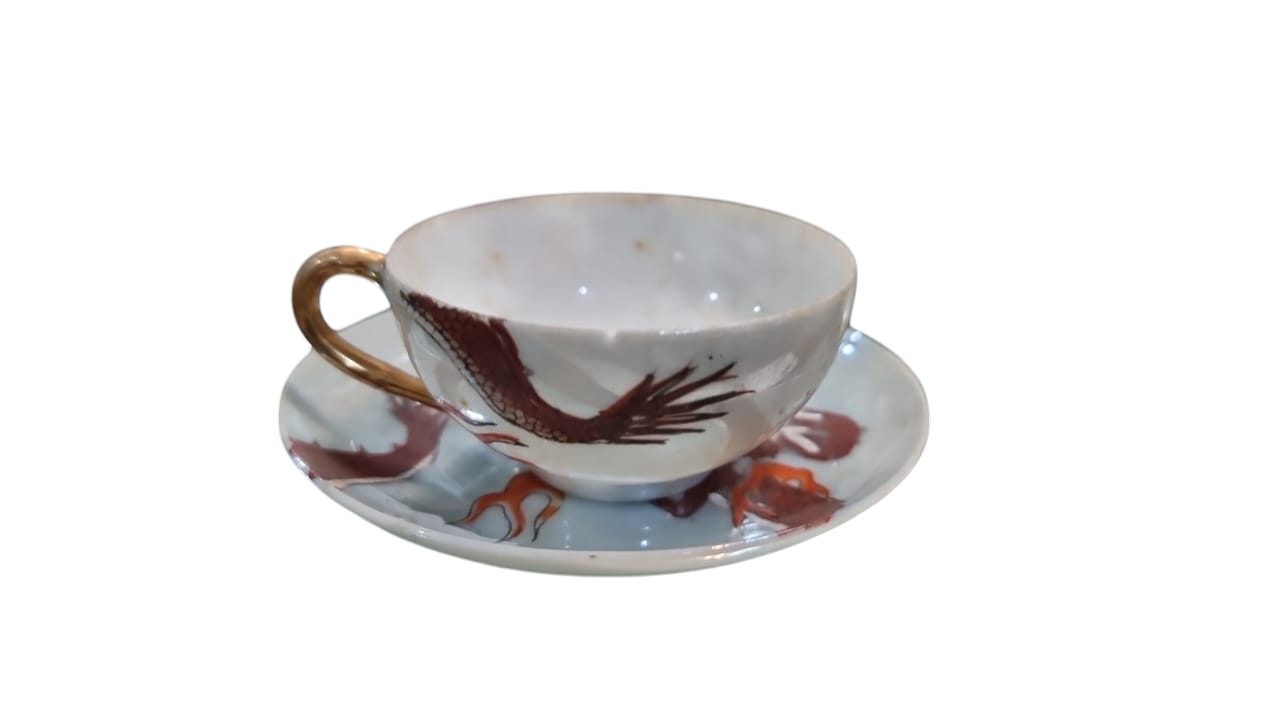 Xícara de café + pires em porcelana japonesa casca de ovo | Pescadores ...
