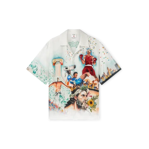 Camiseta Balenciaga Ipanema Soccer Oversized em Amarelo