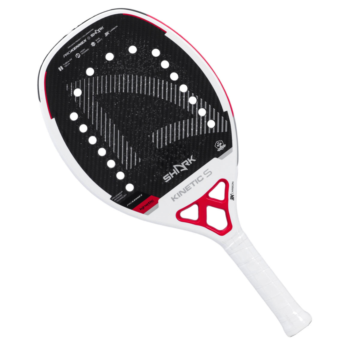 Raquete de Beach Tennis Shark Kinetic S Red | TENIS BARD - Casa dos ...