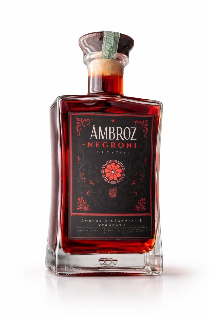 Âmbroz Negroni Cocktail 750 ml — 25% vol. | Âmbroz Destilaria