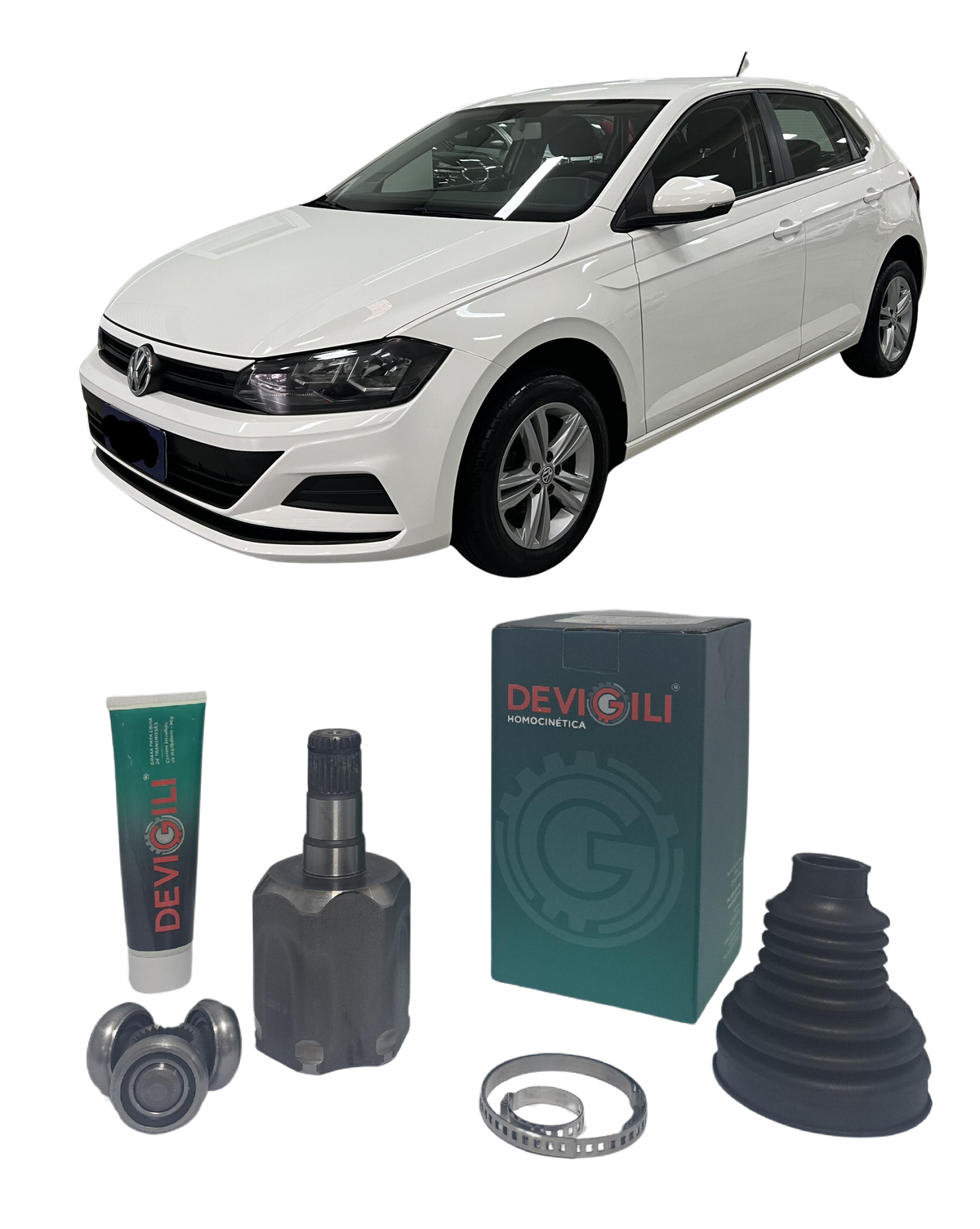 Tulipa + Trizeta Volkswagen Polo 1.0 12v Tsi Automático 2018/ED