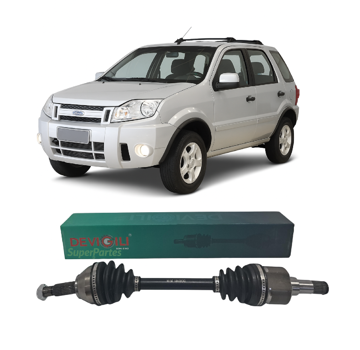 Semi Eixo Ecosport 2.0 Câmbio Automatico 2008/2012 Lado Esquerdo 25x26 |  Super Citro