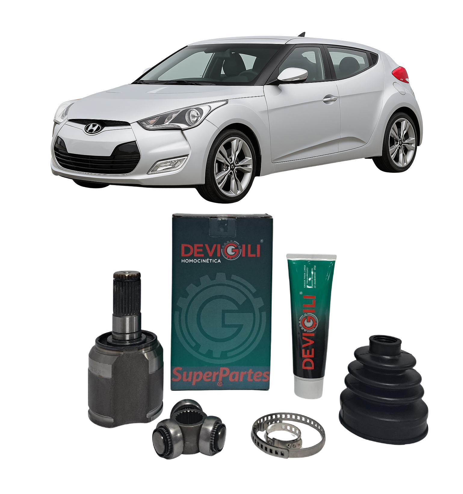 Tulipa + Trizeta Hyundai Veloster 1.6 Câmbio Automático 27x22