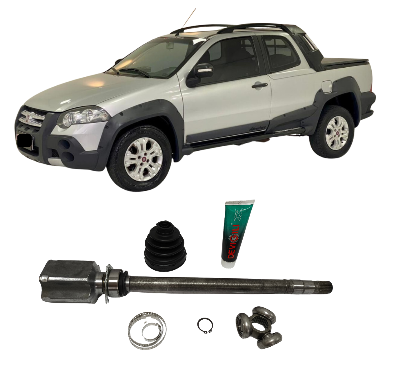 Tulipa + Trizeta Fiat Strada 1.8 16v Etorq Lado Direito 24x26