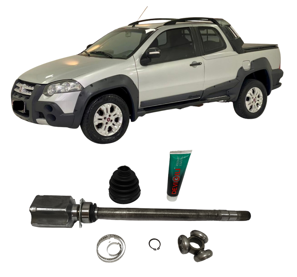 Tulipa + Trizeta Fiat Strada 1.8 16v Etorq Lado Direito 24x26