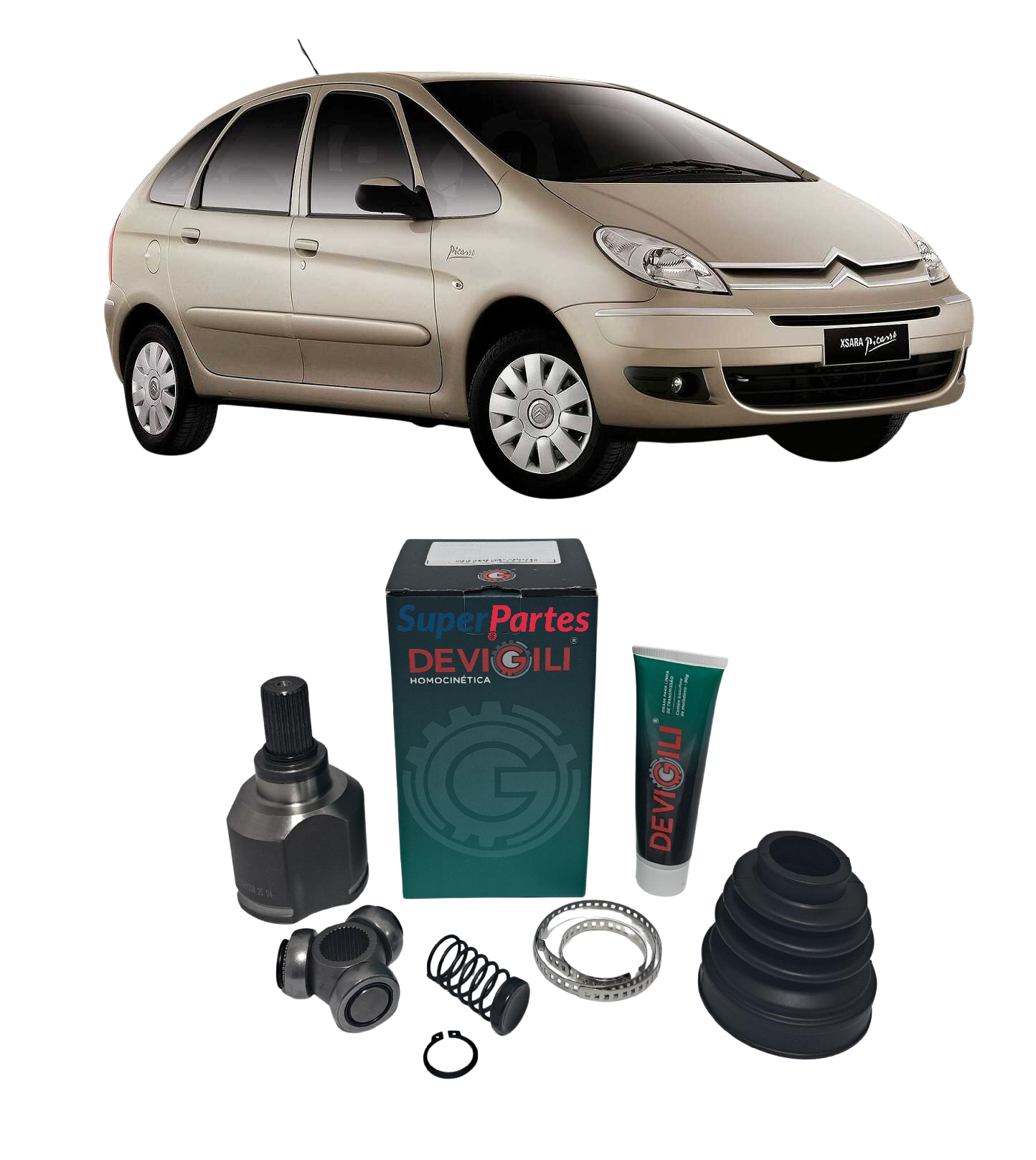 Tulipa + Trizeta Xsara Picasso 2.0 Câmbio Automático AL4 Lado