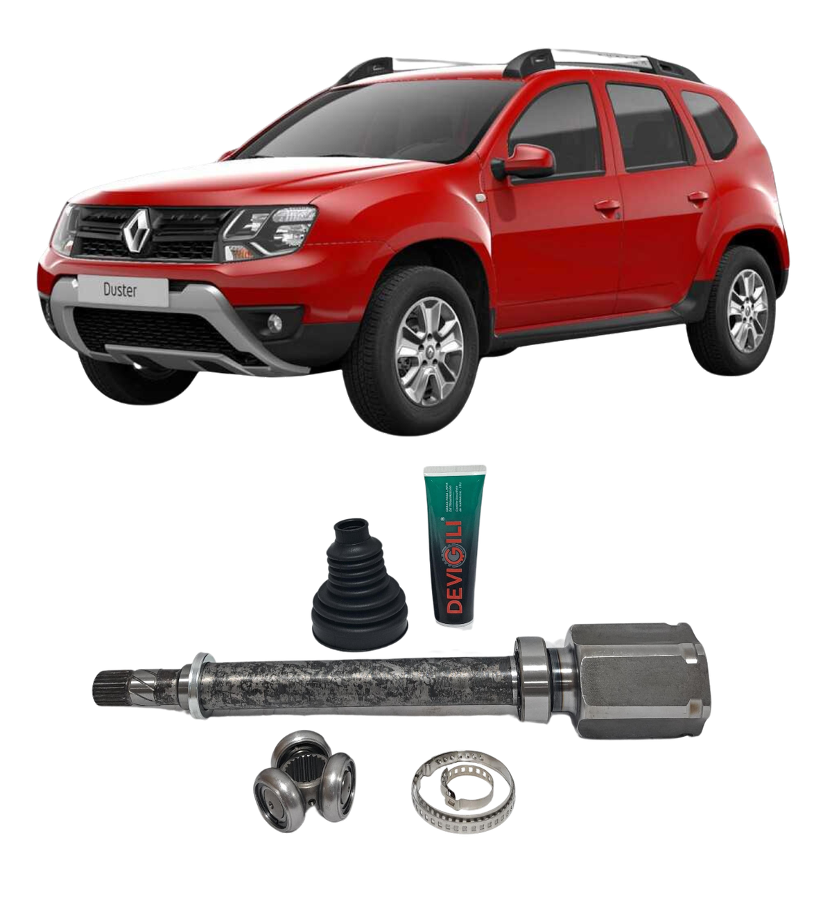 Tulipa + Trizeta Renault Duster 1.6 16v Câmbio Manual 2017/Ed Lado