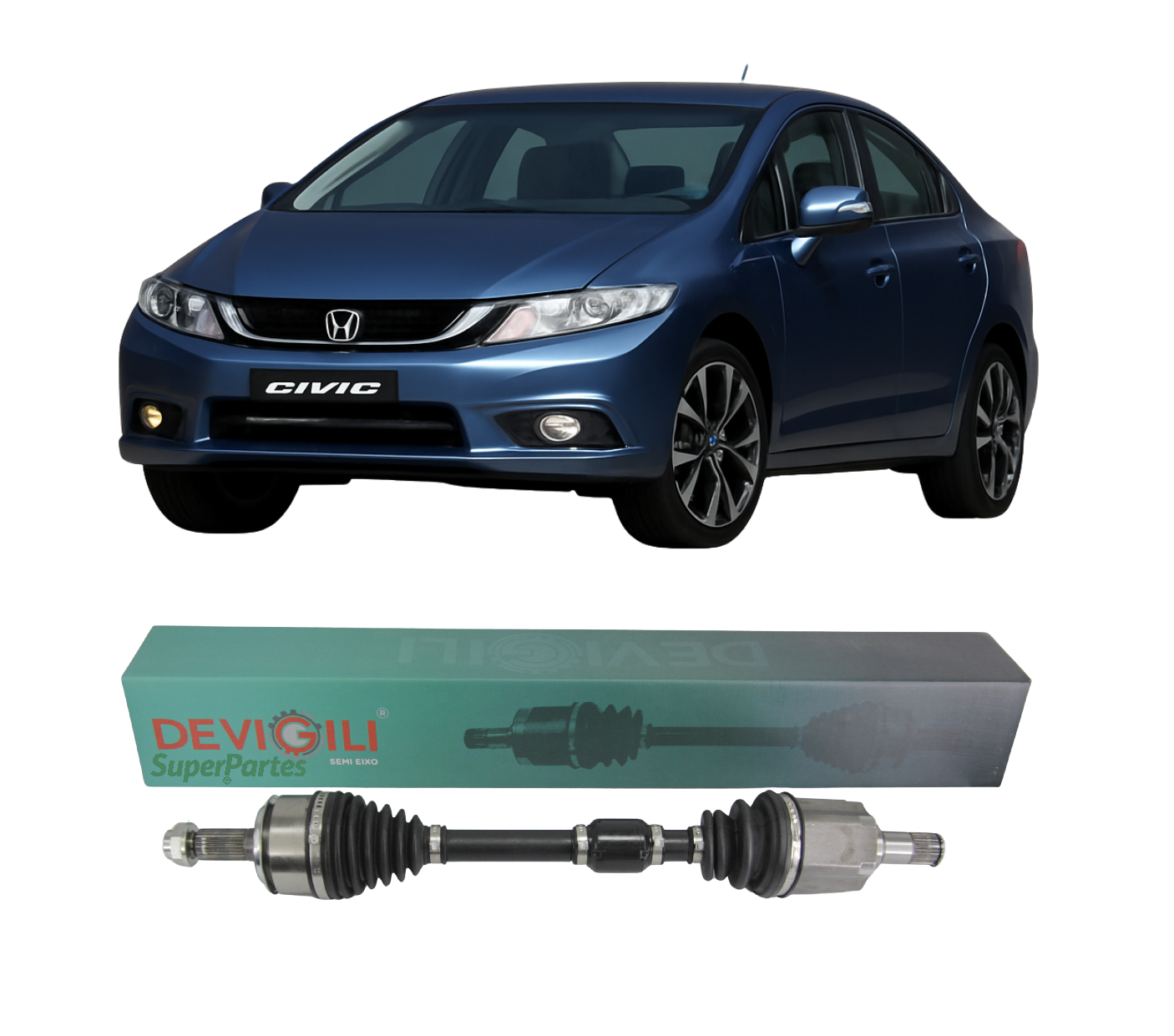Semi Eixo Honda Civic 2.0 Câmbio Automático 2012/2016 Lado