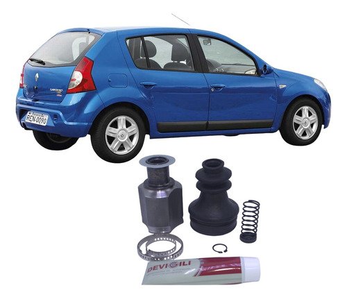 Tulipa + Trizeta Renault Sandero 1.0 2007/2012 Direito 23x21