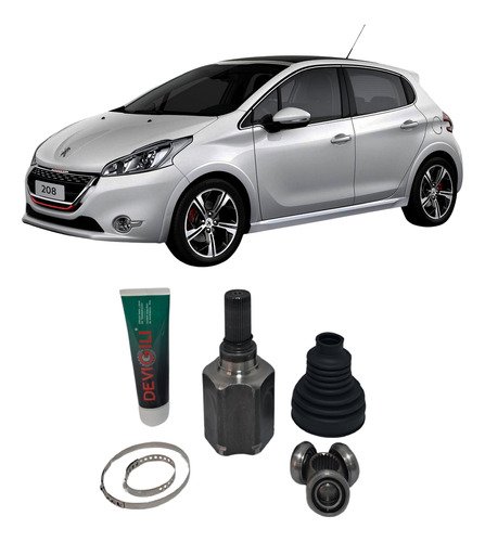 Tulipa + Trizeta Peugeot 208 1.6 At6 2018/ed Esquerdo 37x23