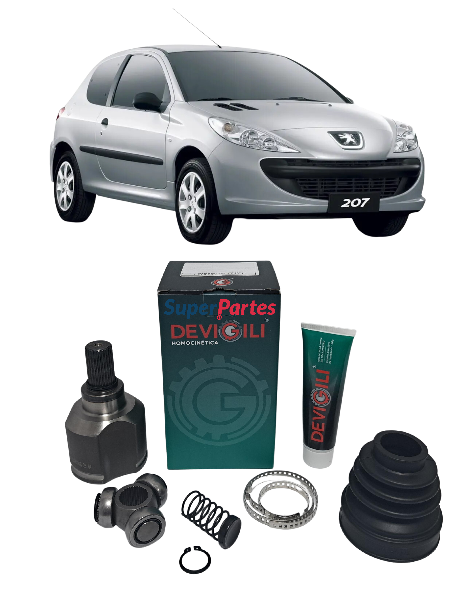 Tulipa + Trizeta Peugeot 207 1.6 Câmbio Automático Al4 Lado