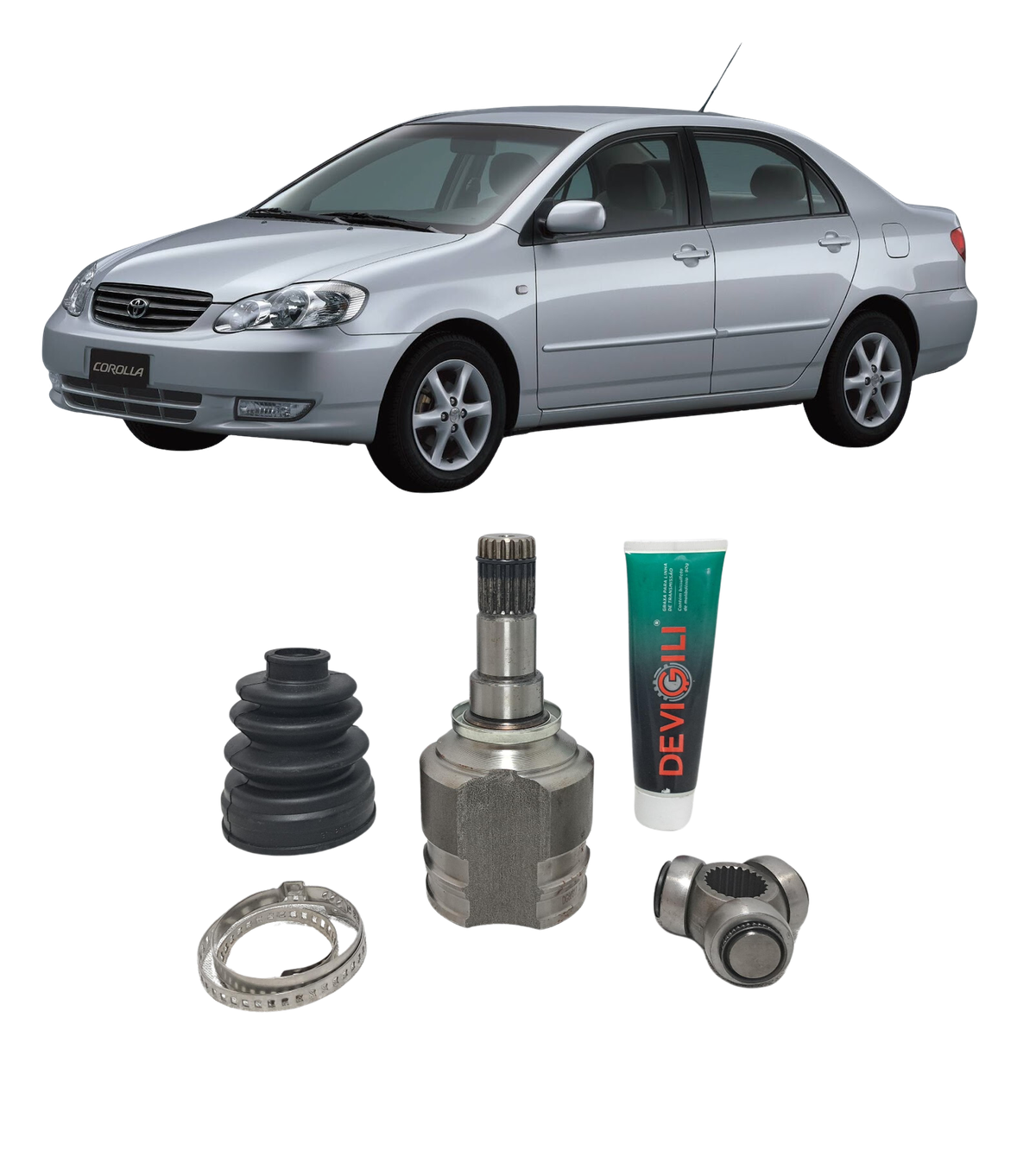 Tulipa + Trizeta Toyota Corolla e Fielder 1.8 Câmbio Automático