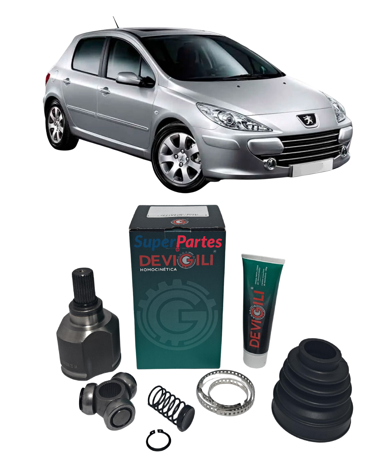 yuto pit Tulipa + Trizeta Peugeot 307 Hatch Sendan SW 2.0 Câmbio Automático