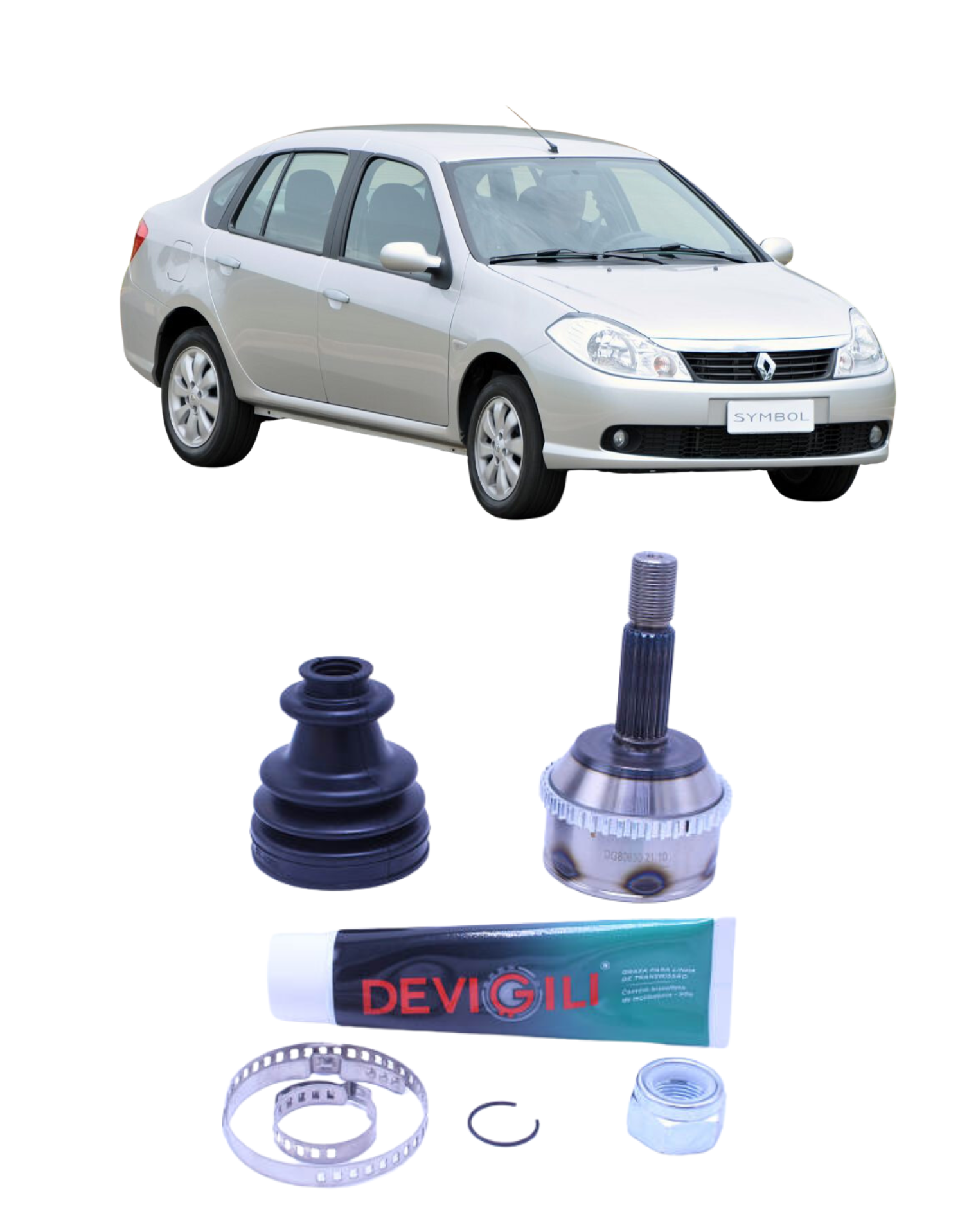 Junta Homocinetica Renault Symbol 1.6 2009/ed Com Abs 21x21