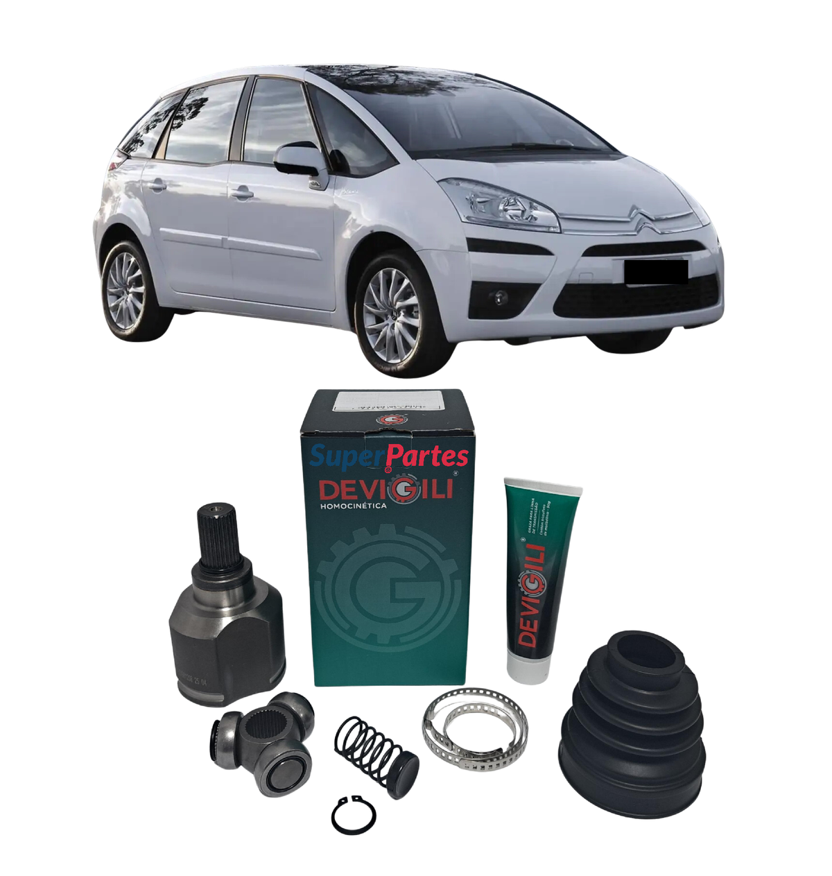 Tulipa + Trizeta Citroen C4 Picasso 2.0 Câmbio Automático AL4 Lado