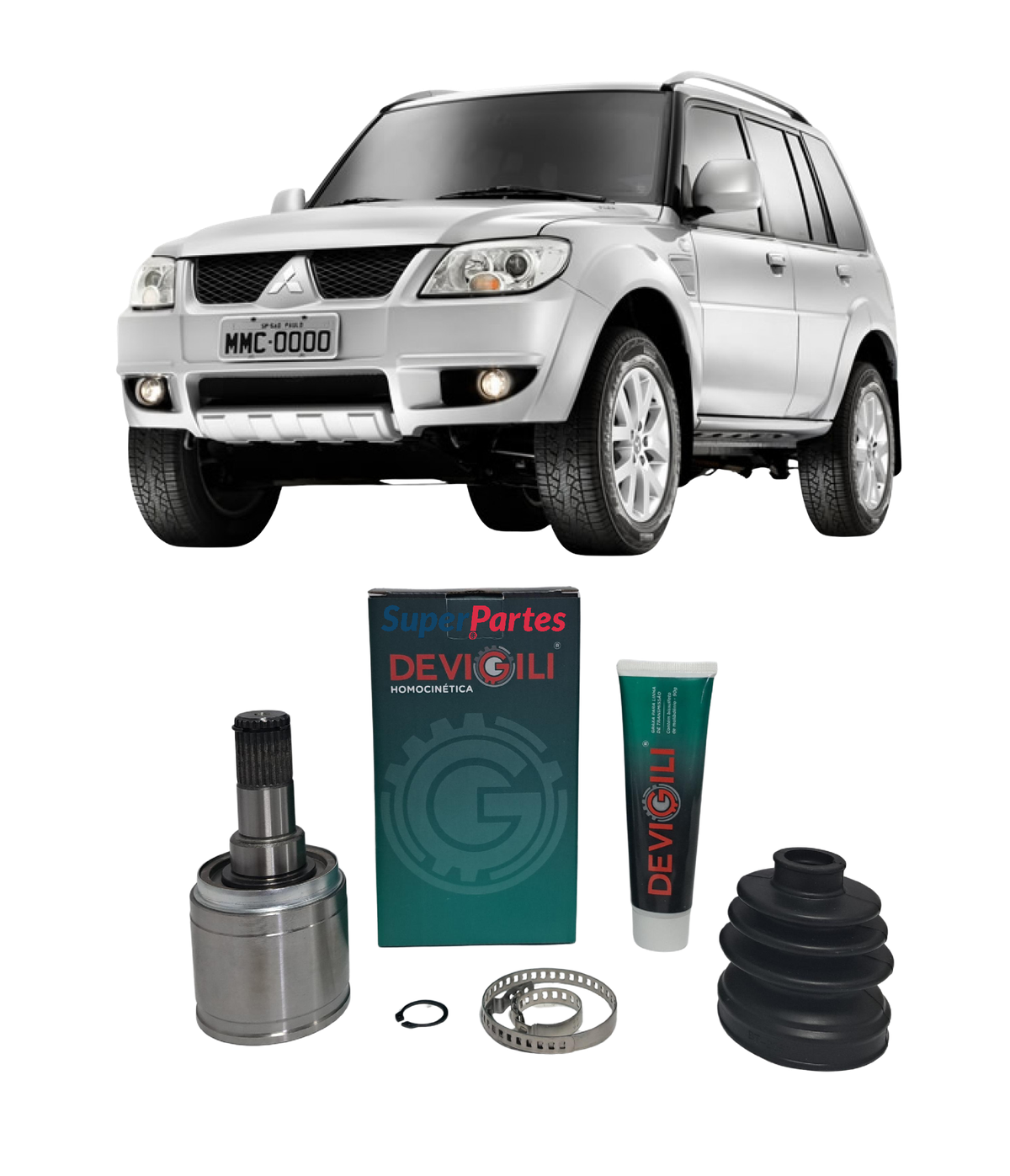 Junta Deslizante Mitsubishi Pajero TR4 2.0 4x4 Câmbio Automático