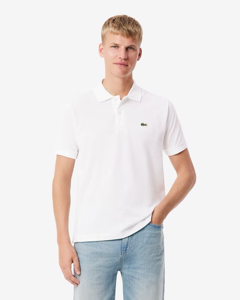 POLO LACOSTE MASCULINA L1212 BRANCA IMPORTADA | MAGNI